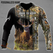 Custom Name Hunting Deer Autumn Style 3D All Over Print Hoodie Clothes