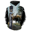 Personalized Beautiful Moose Hunting Camo 3D All Over Printed Shirts - Hunting Gift For Men, Women