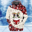 Jack Russell Terrier. In Snow Pocket Merry Christmas Unisex Hoodie