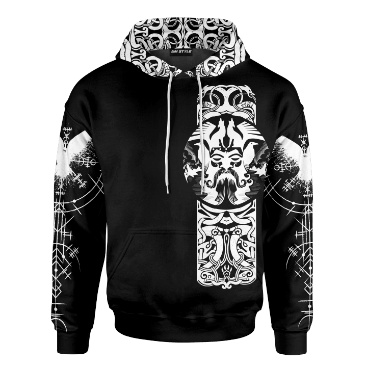 Viking Odin Dark Colour Customized 3D All Over Printed Shirt - AM Style Design - Amaze Style™