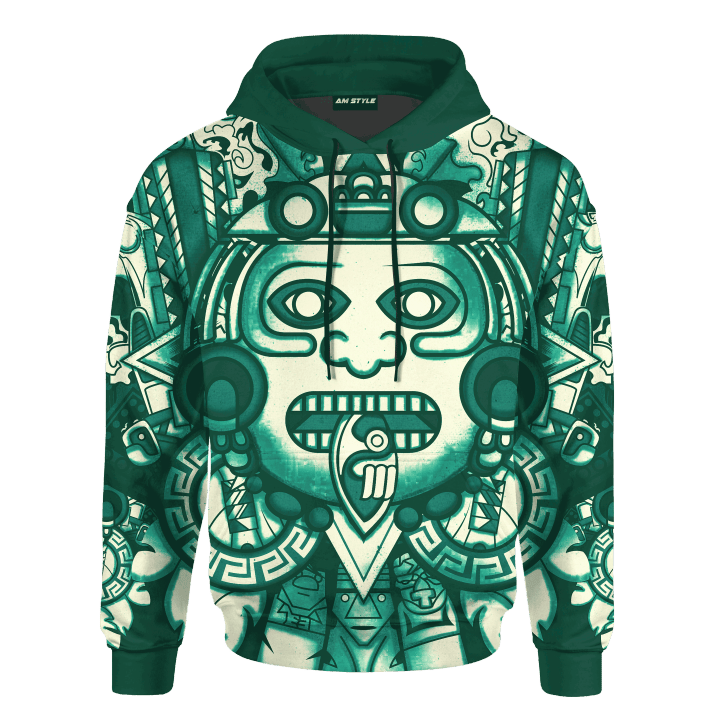 Aztec Sun Stone Customized 3D All Over Printed Shirt Hoodie
