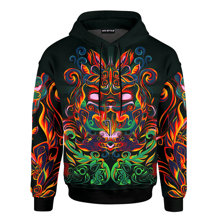 Jaguar Warrior After Victory Aztec Customized 3D All Over print hoodie