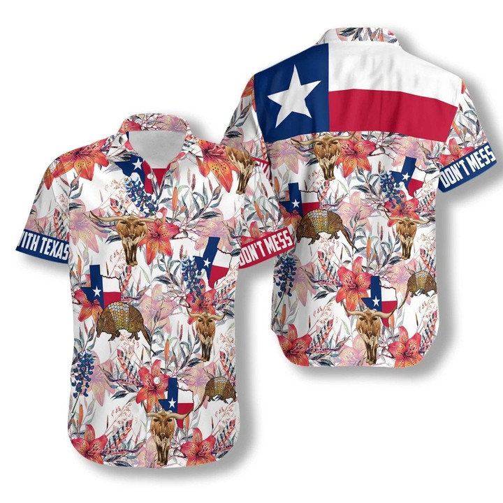 Don't Mess With Texas 3D All Over Printed Hawaii Shirt - TrendZoneTee