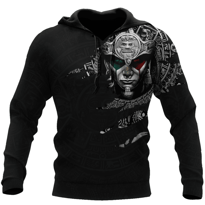 Aztec Warrior 3D All Over Printed Hoodie - TrendZoneTee