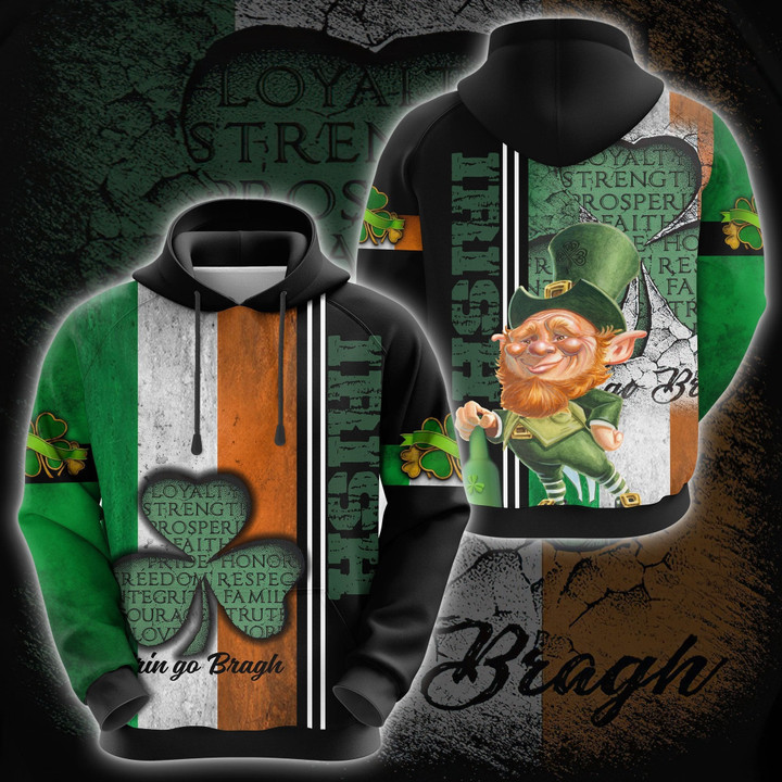 Irish Saint Patrick Day 3D All Over Printed Unisex Shirt - TrendZoneTee