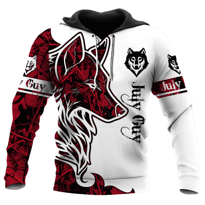 July Wolf 3D All Over Printed Shirts Pi112067 - TrendZoneTee-Apparel