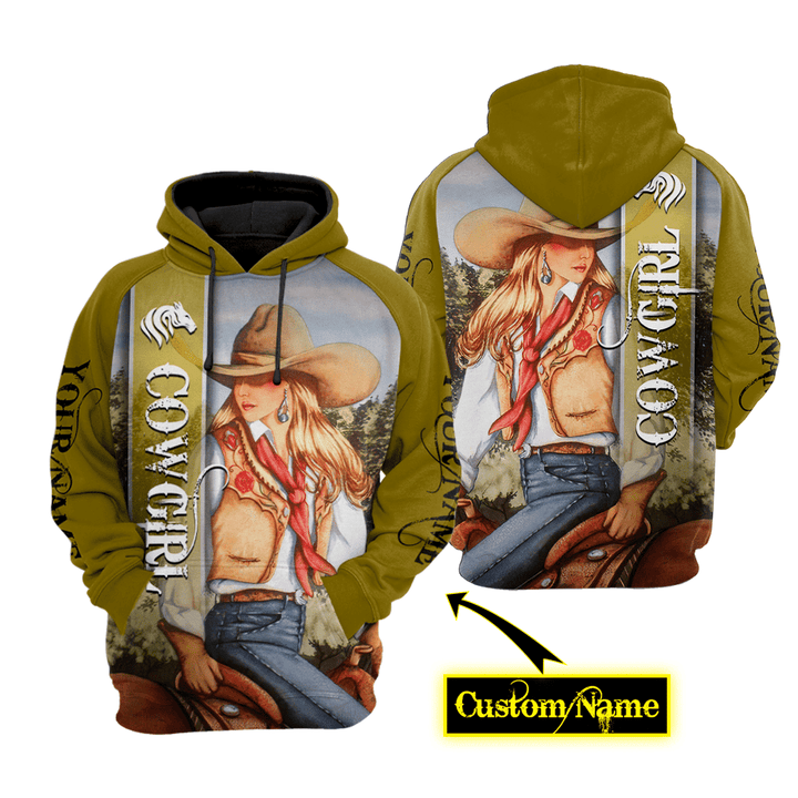 Cowgirl Customize 3D All Over Printed Shirts VP19122008XT - TrendZoneTee-Apparel