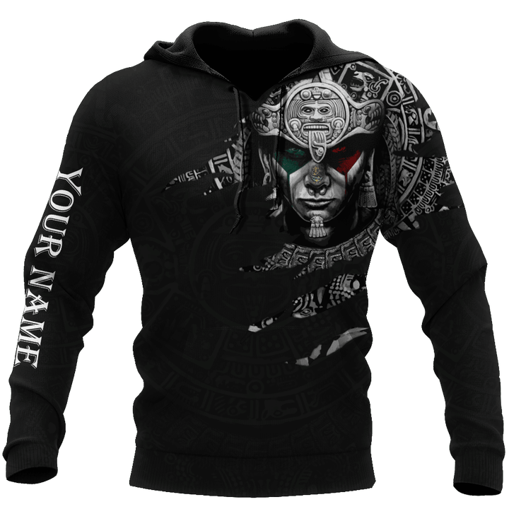 Personalized Name Aztec Mexico 3D All Over Printed Hoodie - TrendZoneTee