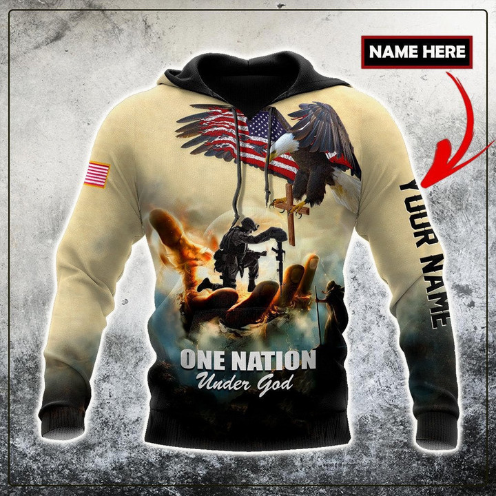 Personalized name German Army Hoodie 3D All Over Printed Unisex Shirts TNA18052103 - TrendZoneTee