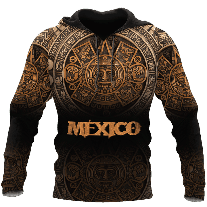 Aztec Mexico Hoodie Personalized 3D All Over Printed Shirts VP06032101 - TrendZoneTee