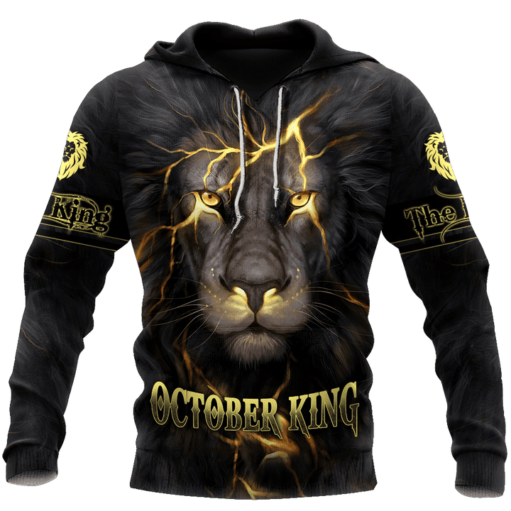 October Lion 3D All Over Printed Unisex Shirts Pi21012110 - TrendZoneTee-Apparel