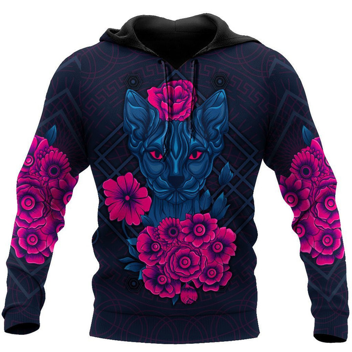 Shpynx & Flower tattoos 3D All Over Printed shirt & short for men and women PL - TrendZoneTee-Apparel