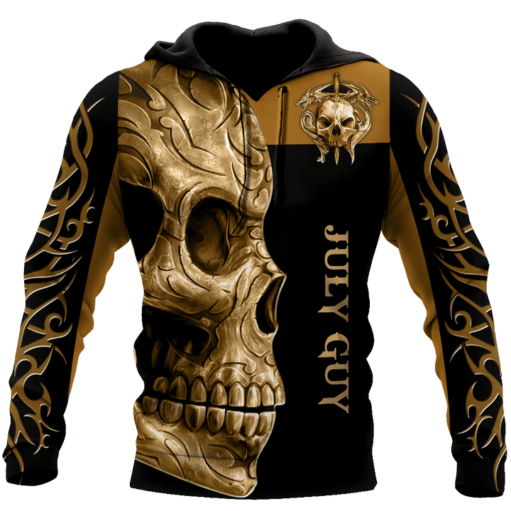 July Guy Skull 3D All Over Printed Shirts For Men and Women - TrendZoneTee-Apparel