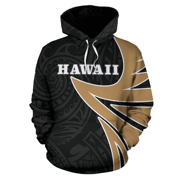 Hawaii Turtle Polynesian Hoodie - Warrior Style J9 - TrendZoneTee