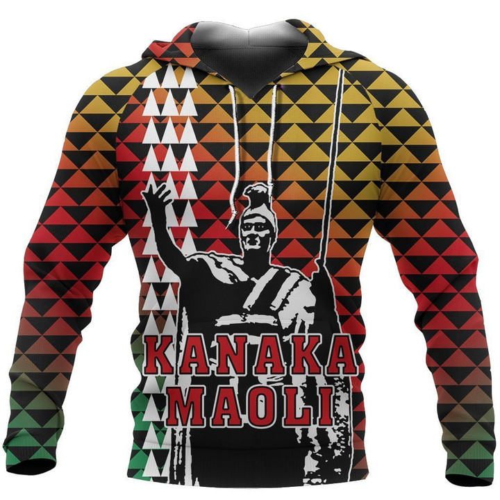 Kanaka Maoli King Kamehameha Hoodie - AH J9 - TrendZoneTee