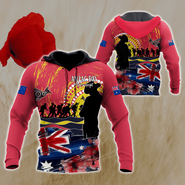Australian Aboriginal Anzac Day 3D Printed Unisex Shirts TN SN30032103 - TrendZoneTee