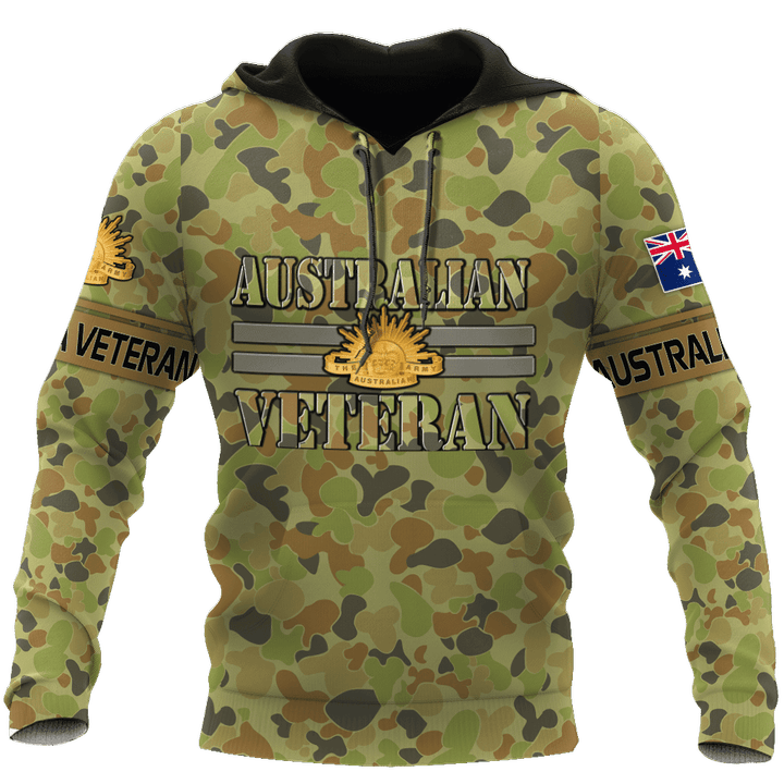 Australian Veteran 3D Printed Unisex Shirts TN - TrendZoneTee