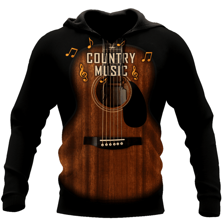 Country Music Guitar Musical Instrument 3D All Over Printed Shirts For Men And Women - TrendZoneTee