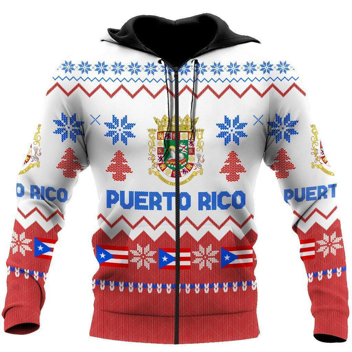 Chrismast For Puerto Rico Hoodie For Men And Women DQB09042001 - TrendZoneTee-Apparel