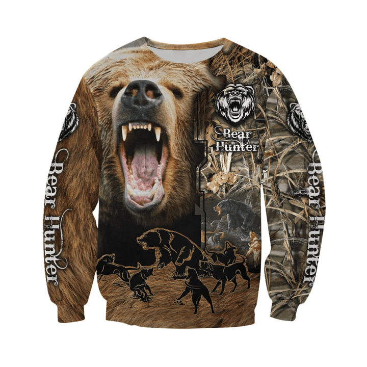 PL438 LOVE BEAR 3D ALL OVER PRINTED SHIRTS - TrendZoneTee-Apparel
