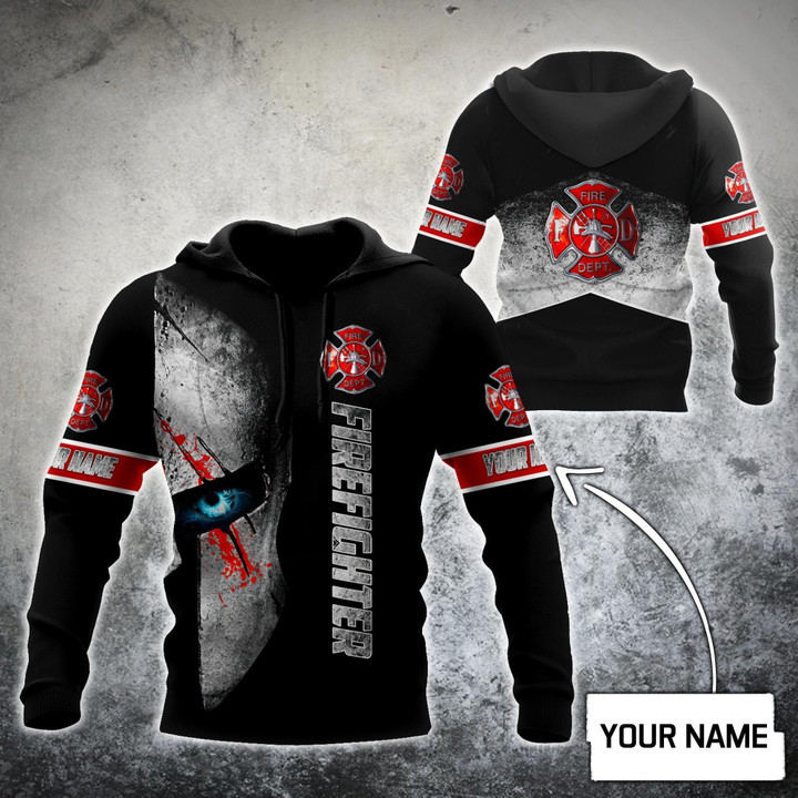 Customize Name Firefighter Hoodie Shirts For Men And Women MH05122007 - TrendZoneTee-Apparel