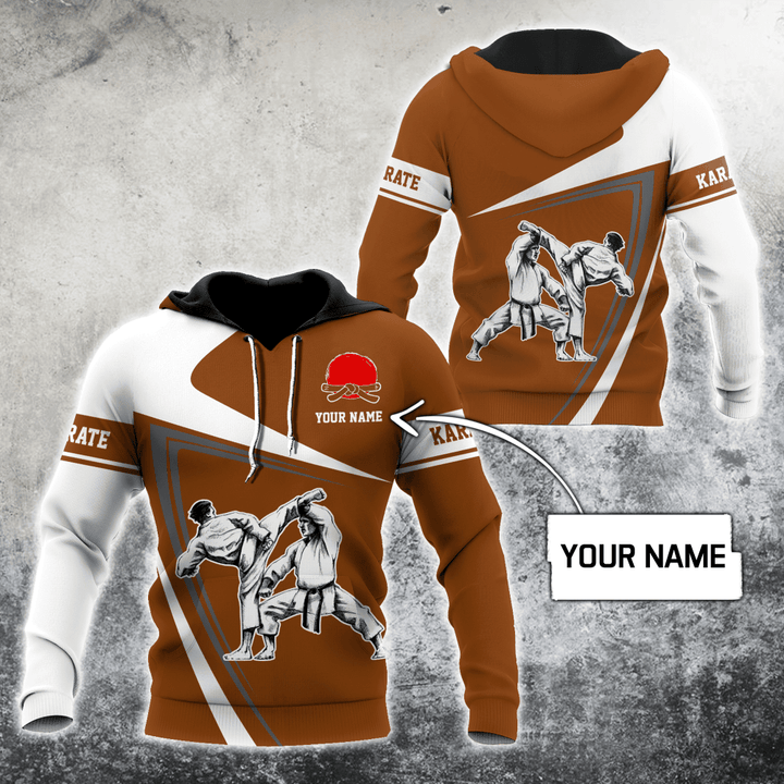 Customize Name Karate Hoodie For Men And Women MH08032104.S5 - TrendZoneTee