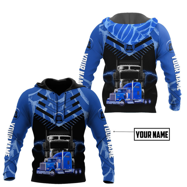 3D All Over Printed Truck Lover  Unisex Shirts Custom Name XT - TrendZoneTee