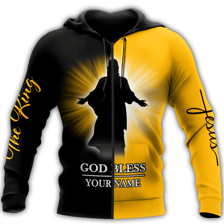 Premium Christian Jesus Blessed V5 Personalized Name 3D All Over Printed Unisex Shirts - TrendZoneTee-Apparel