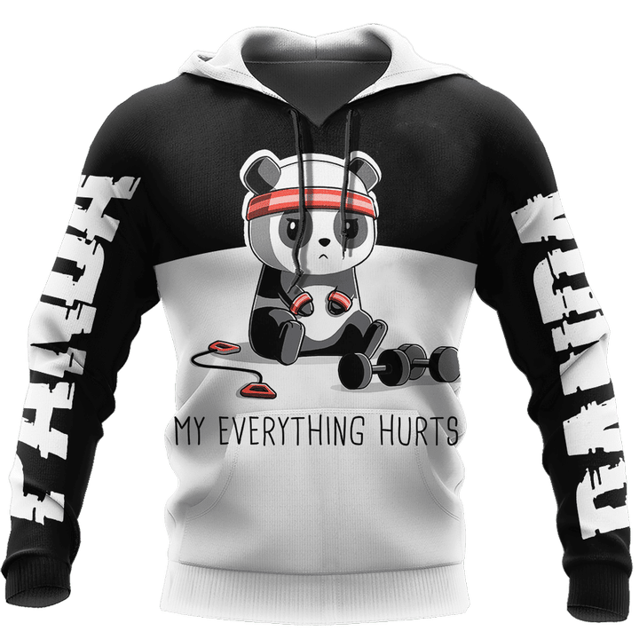 Love Gymmer Panda 3D all over printed shirts for men and women AZ251203 PL - TrendZoneTee-Apparel