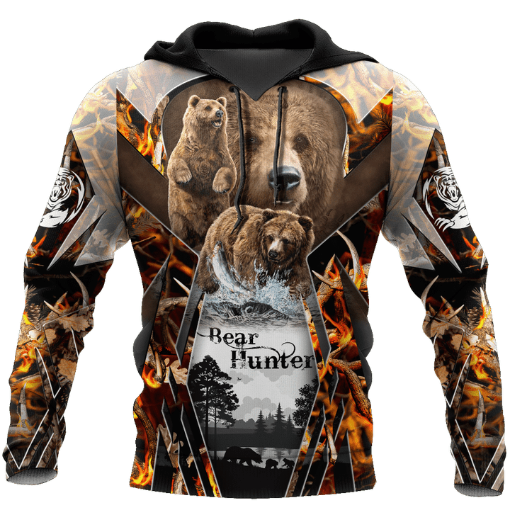 Bear Hunting camo 3D all over printed shirts for men and women Pi121202 PL - TrendZoneTee-Apparel