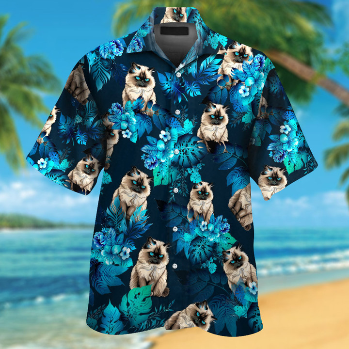 Himalayan Cat Funny Hawaiian Shirt