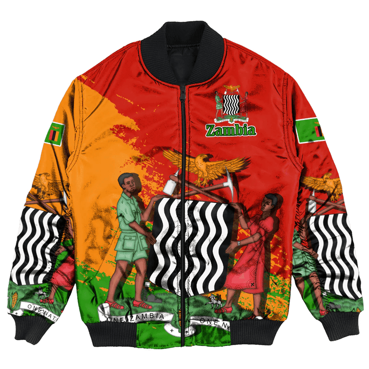 Hoodifize Clothing - Zambia Red Version Special Bomber Jacket A7