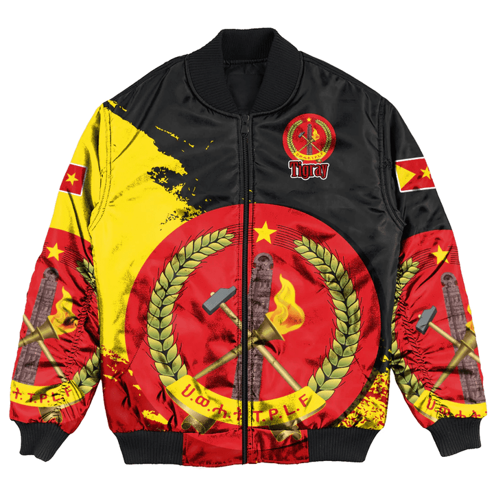 Hoodifize Clothing - Tigray Black Version Ethiopia National Regional States Special Bomber Jacket A7
