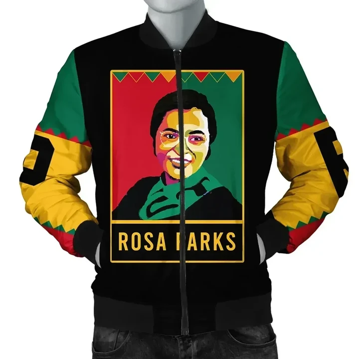 Hoodifize Jacket - Rosa Parks Black History Month Style Bomber Jacket J09