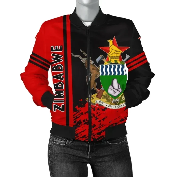 Hoodifize Jacket - Zimbabwe Bomber Jacket Quarter Style JD