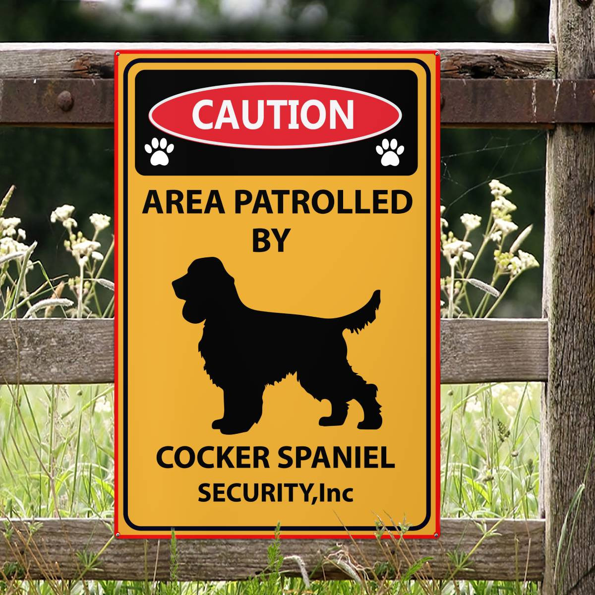 Cocker Spaniel Dog Metal Sign - Popular T Shop