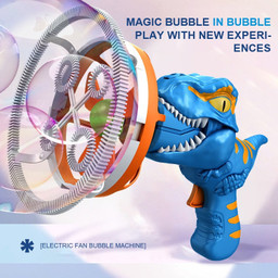 Electric Dinosaur Bubble Machine
