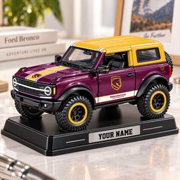 Brisbane Broncos NRL Car Acrylic Block Plaque Custom Any Name Gift For Fan Love