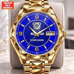 Bulldogs NRL Team New Style Men Luxury Hand Watch Personalized Any Name