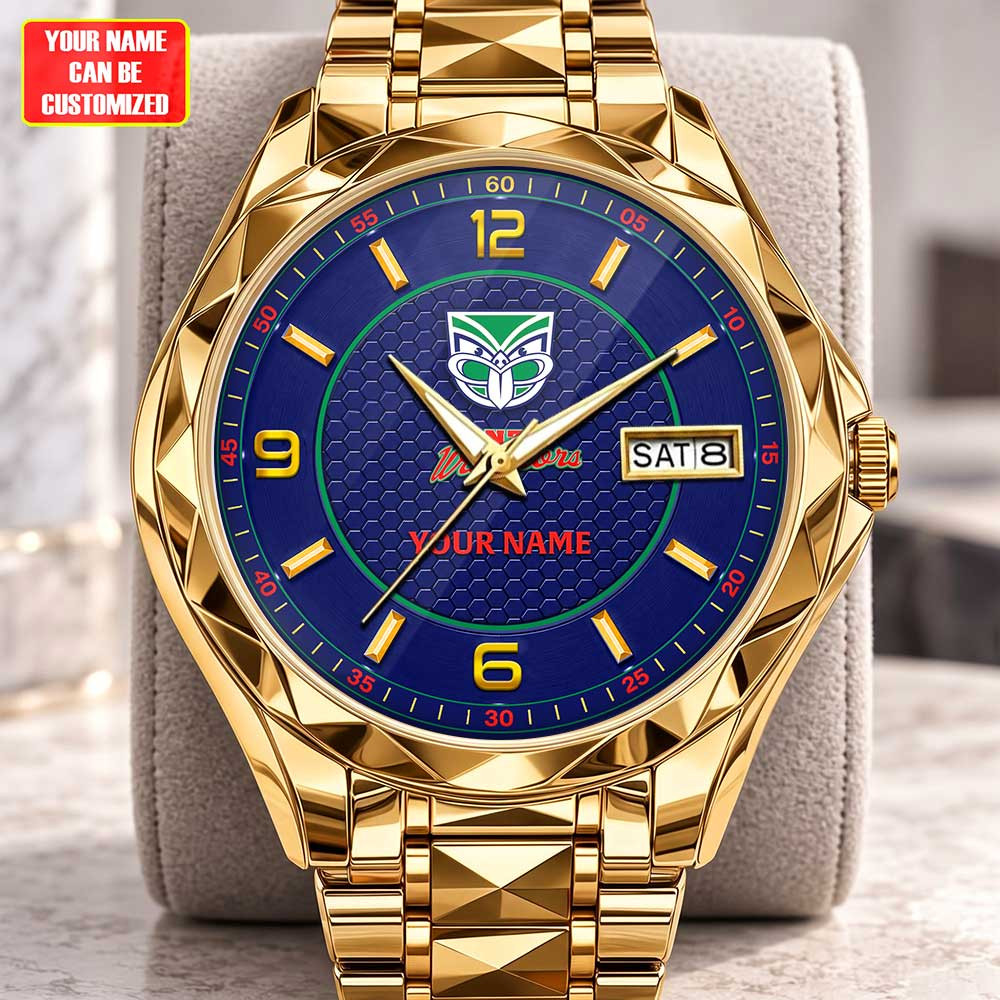 Warriors NRL Team New Style Men Luxury Hand Watch Personalized Any Name