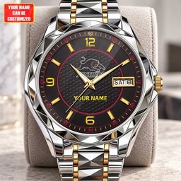 Penrith Panthers NRL Team New Style Men Luxury Hand Watch Personalized Any Name