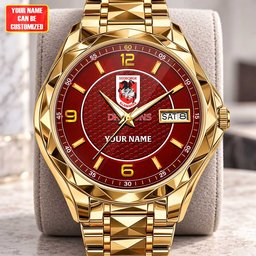 Dragons NRL Team New Style Men Luxury Hand Watch Personalized Any Name