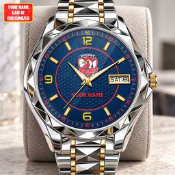Sydney Roosters NRL Team New Style Men Luxury Hand Watch Personalized Any Name