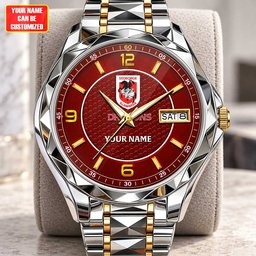 Dragons NRL Team New Style Men Luxury Hand Watch Personalized Any Name