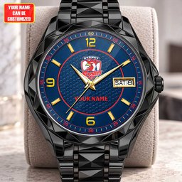 Sydney Roosters NRL Team New Style Men Luxury Hand Watch Personalized Any Name