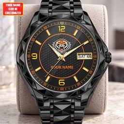 Wests Tigers NRL Team New Style Men Luxury Hand Watch Personalized Any Name
