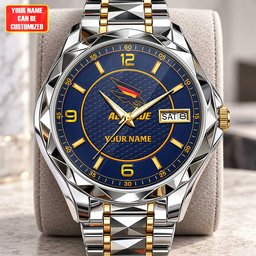 Adelaide Crows AFL Men Luxury Hand Watch Personalized Any Name Gift For Fan