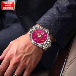 Brisbane Lions AFL Men Luxury Hand Watch Personalized Any Name Gift For Fan