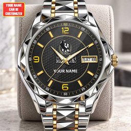 Collingwood AFL Men Luxury Hand Watch Personalized Any Name Gift For Fan