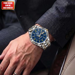 Geelong Cats AFL Men Luxury Hand Watch Personalized Any Name Gift For Fan